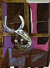Pablo Picasso Canvas Paintings - Still Life with Steers Skull